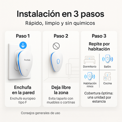 PestLab™ 2025 Repelente de plagas mejorado: olvídate de las chinches